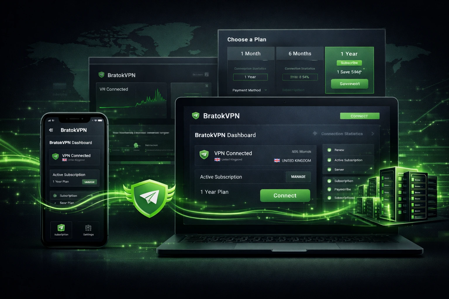 BratokVPN как сервис: тарифы, Happ, поддержка и подключение на разных устройствах