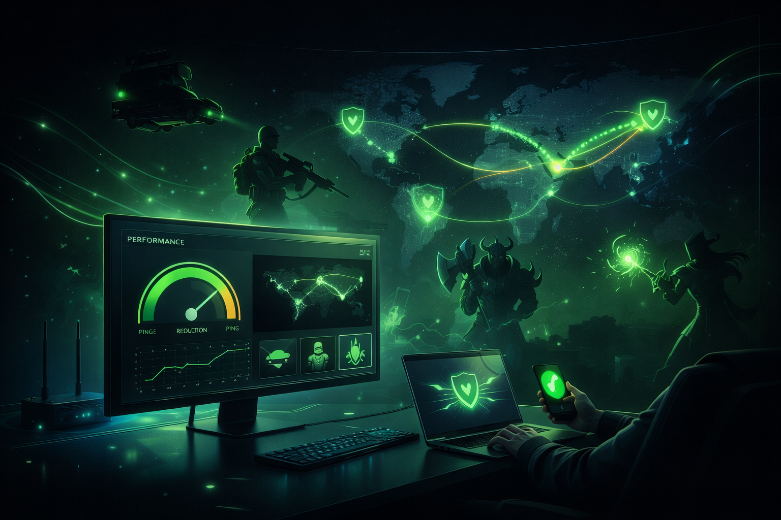 Как снизить пинг в популярных играх