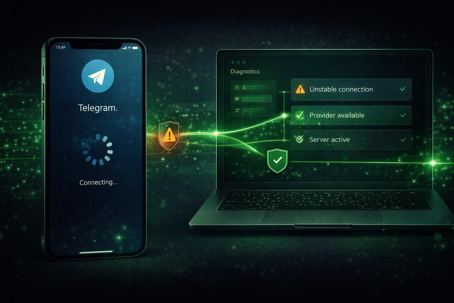 Что делать, если Telegram не грузится на телефоне или компьютере