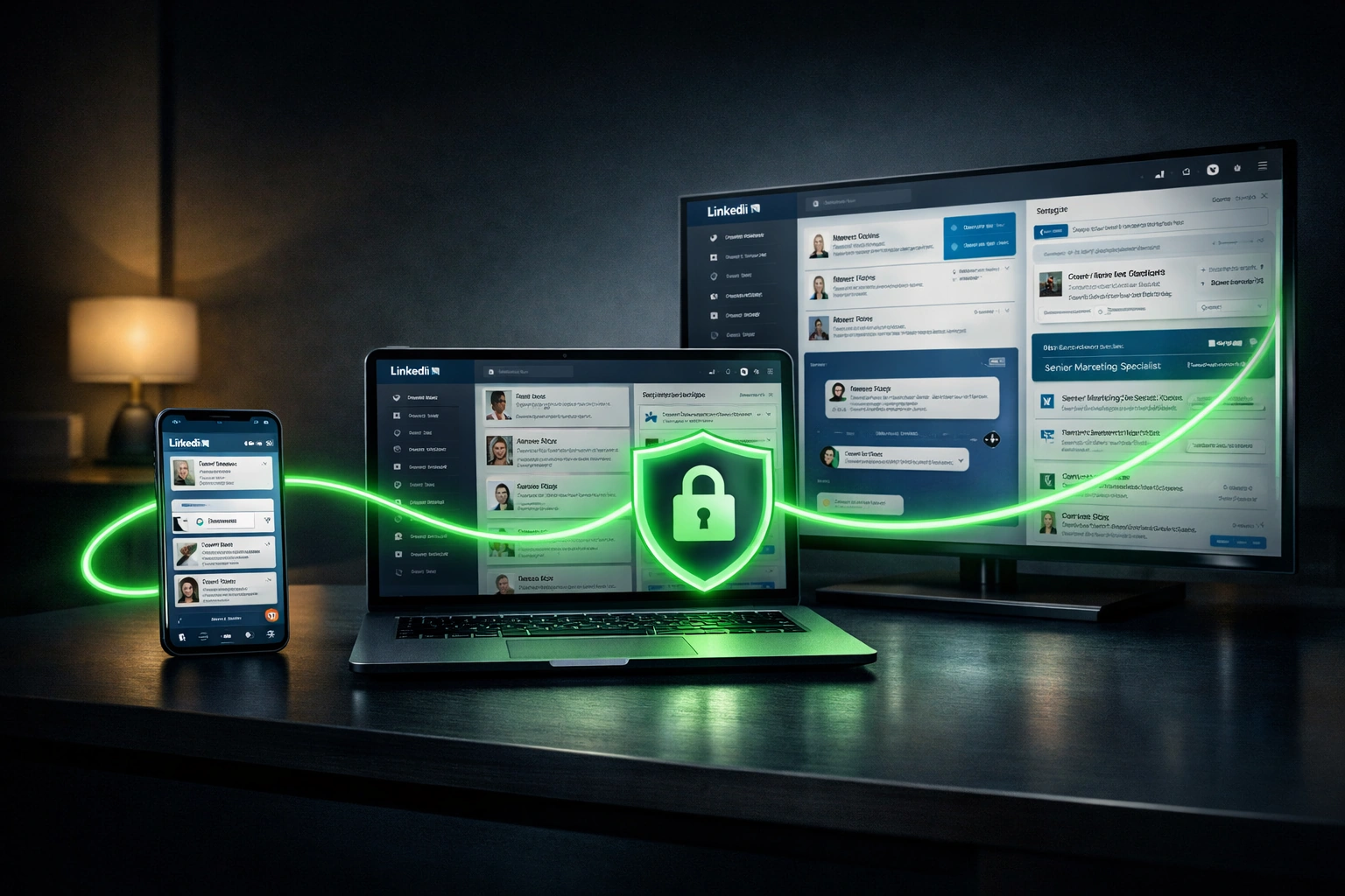 VPN для LinkedIn на телефоне и ноутбуке