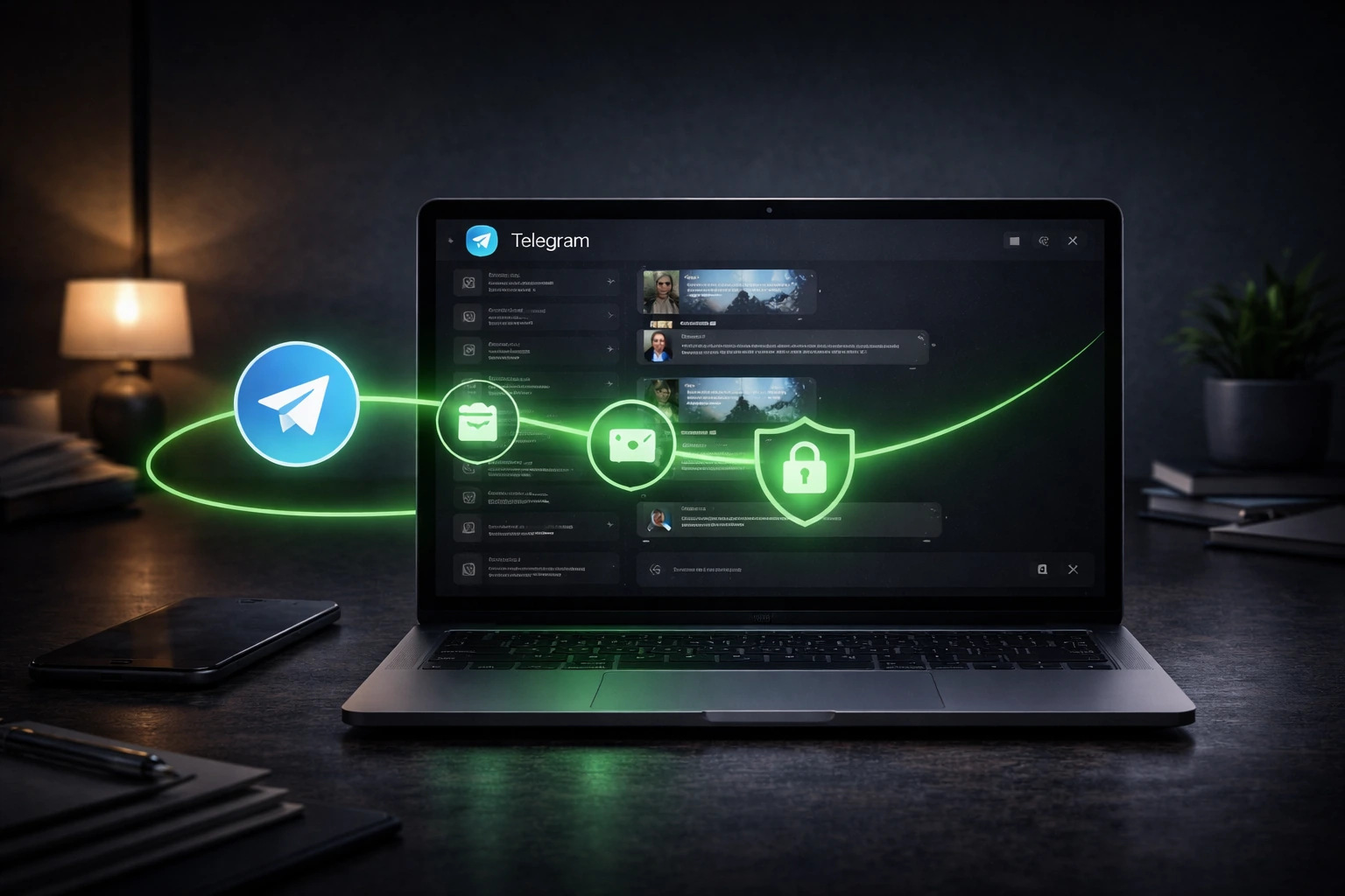 VPN для Telegram на iPhone с запуском Happ и проверкой чатов, звонков и файлов